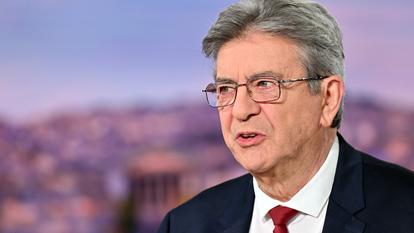 Jean-Luc Mélenchon dimanche soir sur le plateau de TF1.