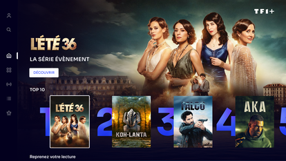 Avec plus de 43 millions de streamers mensuels, TF1+ se revendique comme la plateforme de streaming gratuite leader en France.