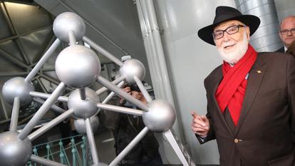 Le physicien belge François Englert, à Bruxelles, le 28 avril 2014.
