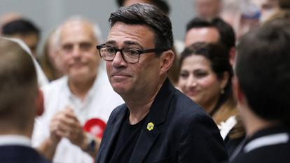 Andy Burnham, à Wigan, le 19 juin 2026.