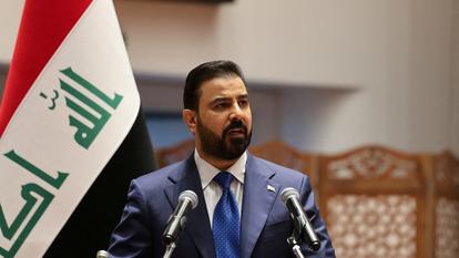 Le premier ministre désigné irakien Ali al-Zaidi au siège du parlement à Bagdad le 14 mai dernier.