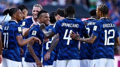 Les Bleus autour de Kylian Mbappé