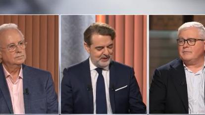 Jean-Louis Levet, Guillaume Perrault et Pierre Vermeren (de gauche à droite)