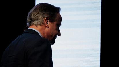 David Cameron, photographié ici en mai 2025 au Danemark, est le premier ministre qui a organisé le référendum du Brexit au Royaume-Uni en 2016.