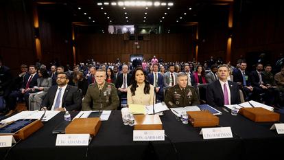 Tulsi Gabbard lors d’une audience du Comité du renseignement du Sénat à Washington.