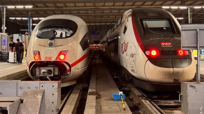 La totalité des trains de la Deutsche Bahn sont à l’arrêt en Allemagne ce mardi soir, ici à Munich.
