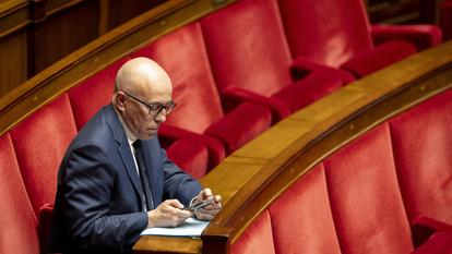 Avec son groupe de 15 députés alliés au Rassemblement national, Éric Ciotti espère à terme remplacer son ancien parti, Les Républicains.