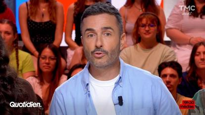 Julien Bellver dans «Quotidien» sur TMC.