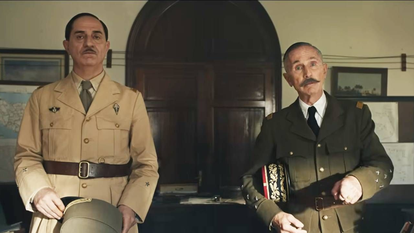 Simon Abkarian et Thierry Lhermitte dans le second volet du diptyque La Bataille de Gaulle-J’écris ton nom, d’Antonin Baudry.