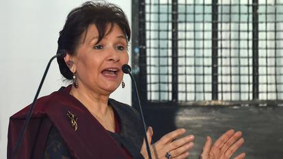 Sihem Ben Sedrine, présidente de l’Instance Vérité et Dignité (IVD) de Tunisie.