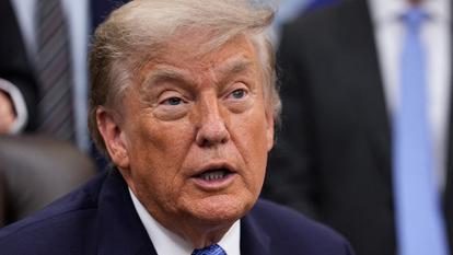 Le président américain Donald Trump dans le Bureau ovale de la Maison-Blanche à Washington, le 26 juin 2026.