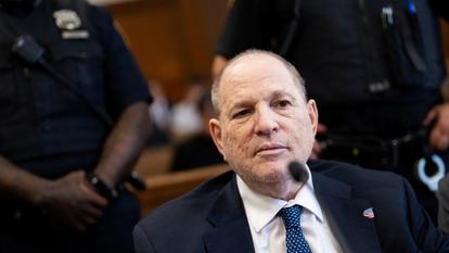 L’ancien producteur hollywoodien Harvey Weinstein au tribunal pénal de Manhattan à New York, le 25 juin 2026.