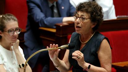 La ministre de la Transition écologique Monique Barbut à l’Assemblée nationale, à Paris, le 24 juin 2026.