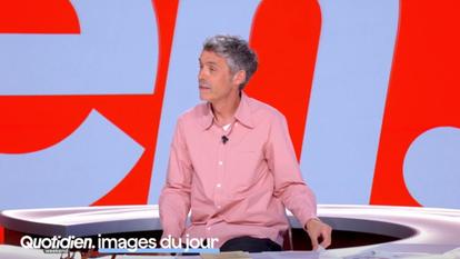 Yann Barthès dans «Quotidien» sur TMC.