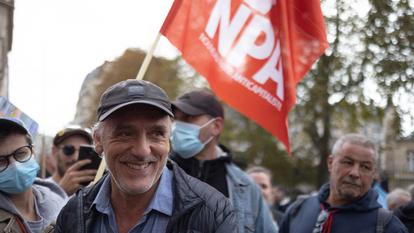 Philippe Poutou, trois fois candidat à la présidentielle sous les couleurs du Nouveau parti anticapitaliste (NPA).