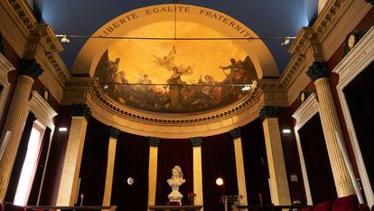 Le siège de l’organisation franc-maçonnique Le Grand Orient de France (GODF).