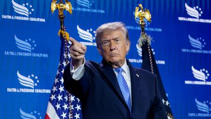 Le président américain Donald Trump à Washington, le 26 juin 2026.