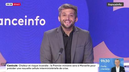 Paul Larrouturou lors de sa dernière à franceinfo, le jeudi 2 juillet 2026.