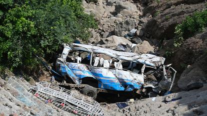 Un précédent accident de bus avait coûté la vie à 23 personnes près du village de Soon,au Pakistan, le 25 août 2024.