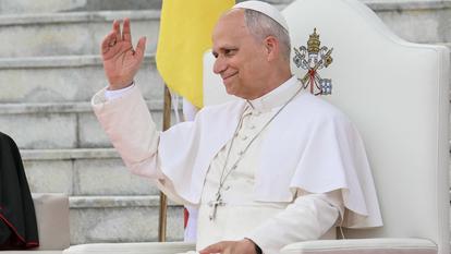 Le pape Léon XIV, le 21 avril dernier.