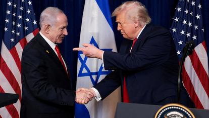 Donald Trump et Benyamin Netanyahou, le 29 décembre 2025.
