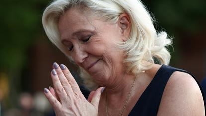 Marine Le Pen à Liévin (Pas-de-Calais), le 4 juillet 2026.