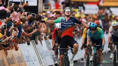 Première victoire sur la Grande Boucle pour Olav Kooij.
