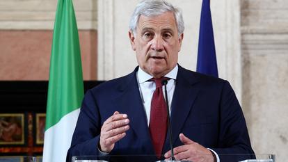 Le ministre italien des Affaires étrangères Antonio Tajani.
