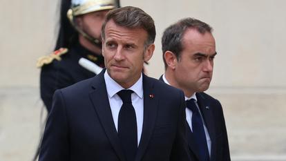 Emmanuel Macron et Sébastien Lecornu.