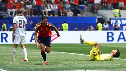 Mikel Merino qualifie l’Espagne en demies.
