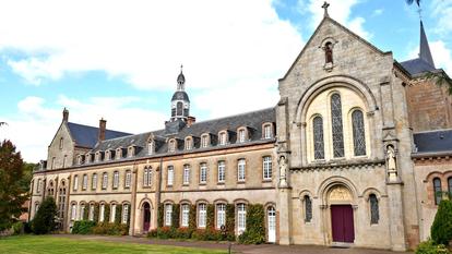 L’abbaye de Bellefontaine, à Bégrolles en Mauges, le 9 octobre 2025.