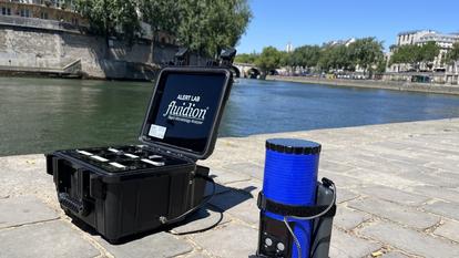 Jeudi 9 juillet 2026, Le Figaro a effectué un test de contrôle de la qualité de l’eau du site bras Marie, dans la Seine, avec la société Fluidion.