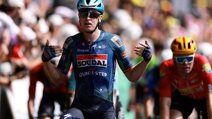 Tim Merlier remporte la 7e étape.