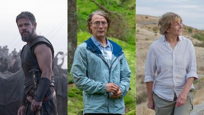 Matt Damon dans L’Odyssée, Mads Mikkelsen dans The Last Viking et Yana Radeva dans L’Aventure rêvée.