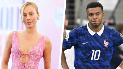 Ester Expósito et Kylian Mbappé