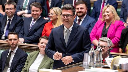 Andy Burnham à la chambre des communes, à Londres, le 22 juin 2026.