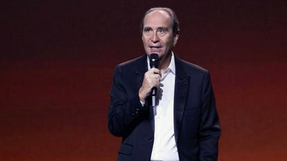 Xavier Niel à l’Olympia, le 18 septembre 2024.
