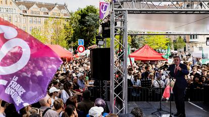 Meeting de La France Insoumise (LFI) à Lille, le 6 septembre 2025.