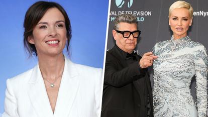 Isabelle Ithurburu, Marc Lavoine et Adriana Karembeu