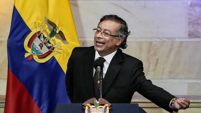 Le président colombien Gustavo Petro à Bogota, le 20 juillet 2026.