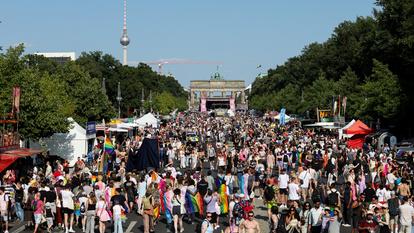 La gay pride avait lieu à Berlin ce samedi 25 juillet.