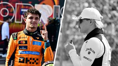 Lando Norris et Valtteri Bottas.
