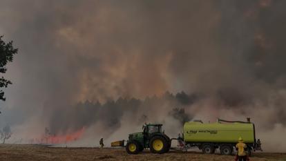 Marcheprime en proie aux flammes sur France 3