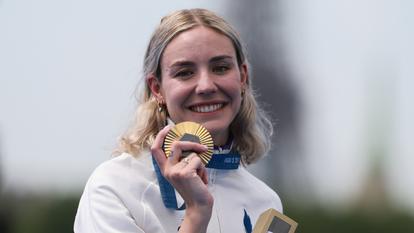 Cassandre Beaugrand a remporté l’or olympique aux JO de Paris 2024.