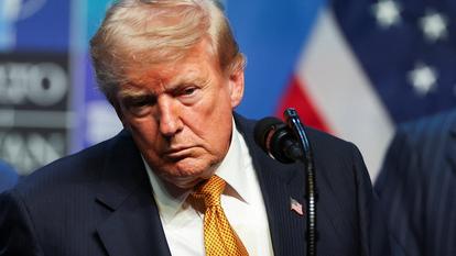 Le président américain Donald Trump lors d’un sommet des dirigeants de l’OTAN à Ankara, le 8 juillet 2026.