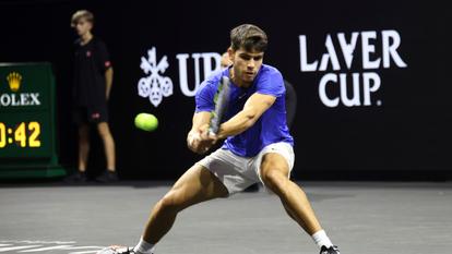 Carlos Alcaraz à la Laver Cup 2024.