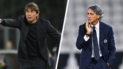 Antonio Conte et Roberto Mancini se disputent désormais le poste de sélectionneur à la tête de l’Italie.
