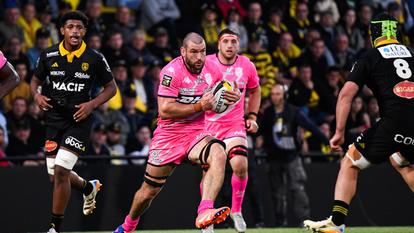 Romain Briatte, le 6 juin dernier face au Stade Rochelais.