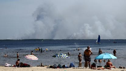 Les incendies rebutent les touristes, jusque dans des zones de la Gironde bien éloignées des flammes.