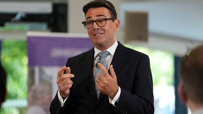 Le premier ministre britannique Andy Burnham à Londres, le 29 juillet 2026.